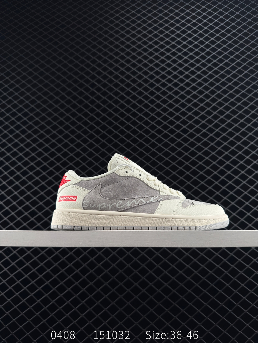 TS x Air Jordan AJ1 Low x Supreme